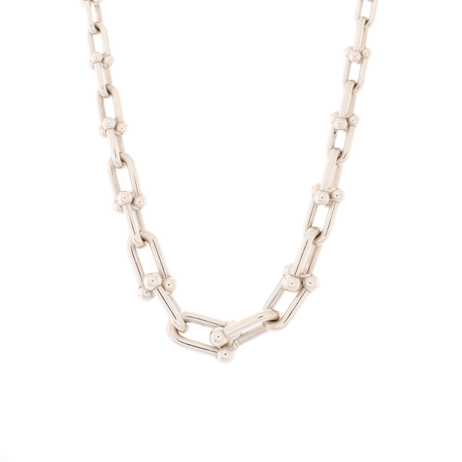 HardWear Graduated Link Necklace Sterling Silver