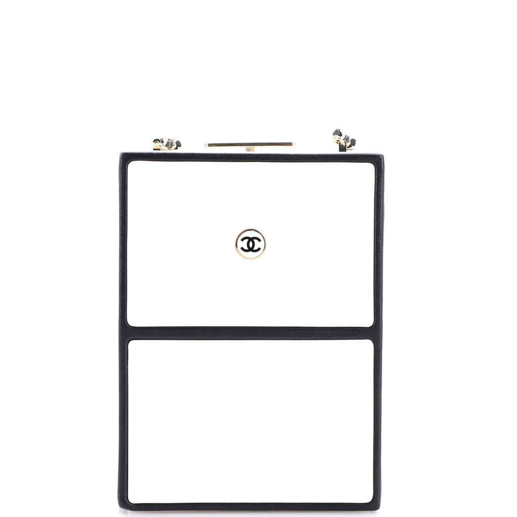 No.5 Perfume Box Evening Clutch Leather