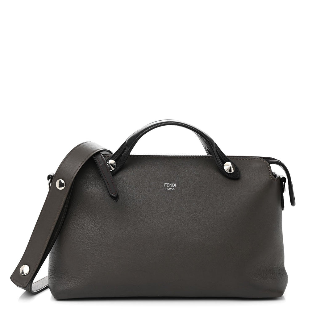 Vitello Dolce 4 Color Medium By The Way Boston Bag Carbone Grigio Polvere Multicolor