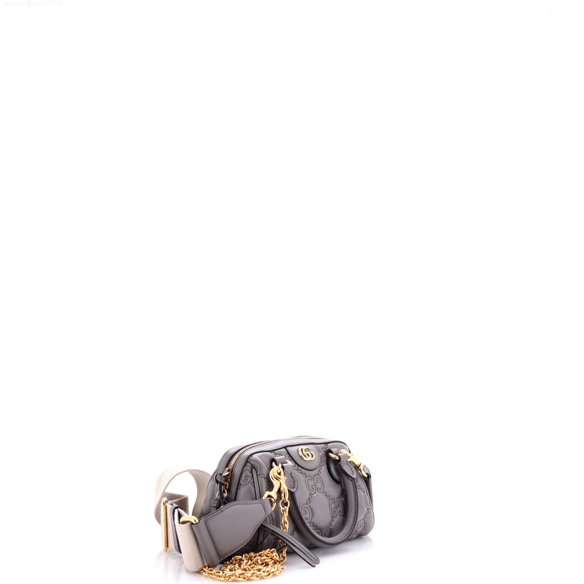 Ophidia Convertible Boston Top Handle Bag GG Matelasse Leather Mini