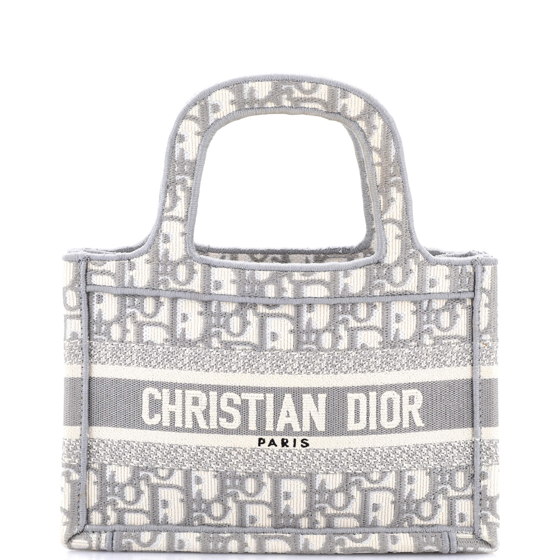 Book Tote Oblique Canvas Mini