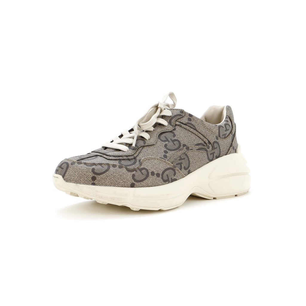 Rhyton Sneakers Jumbo GG Coated Canvas
