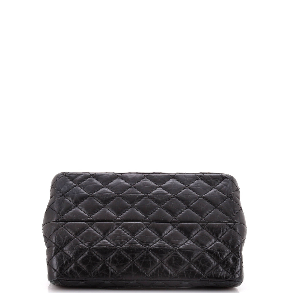 Reissue 2.55 Double Compartment Flap Bag Quilted Aged Calfskin 225