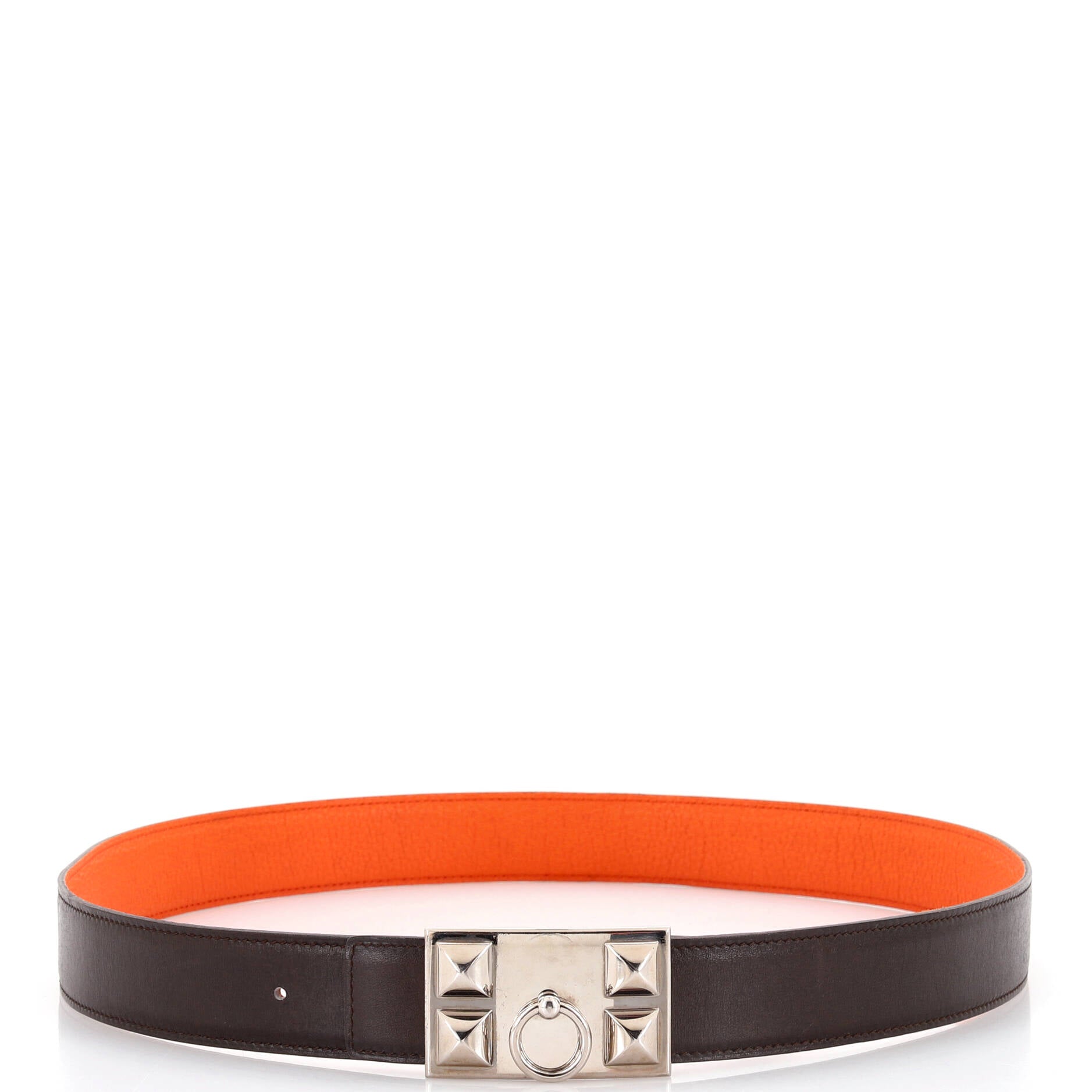 Collier de Chien Buckle Reversible Belt Leather Medium