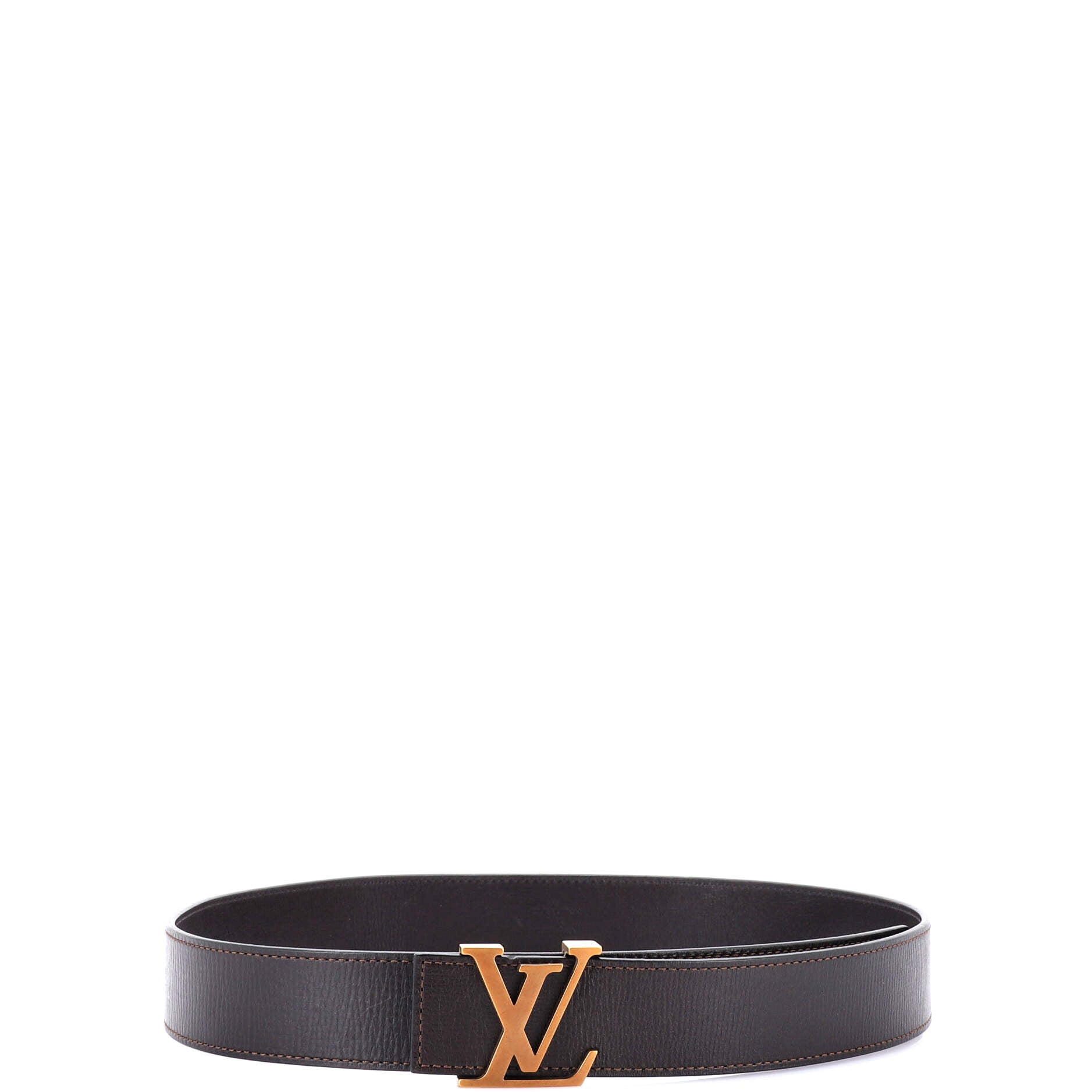LV Initiales Belt Leather Wide 90