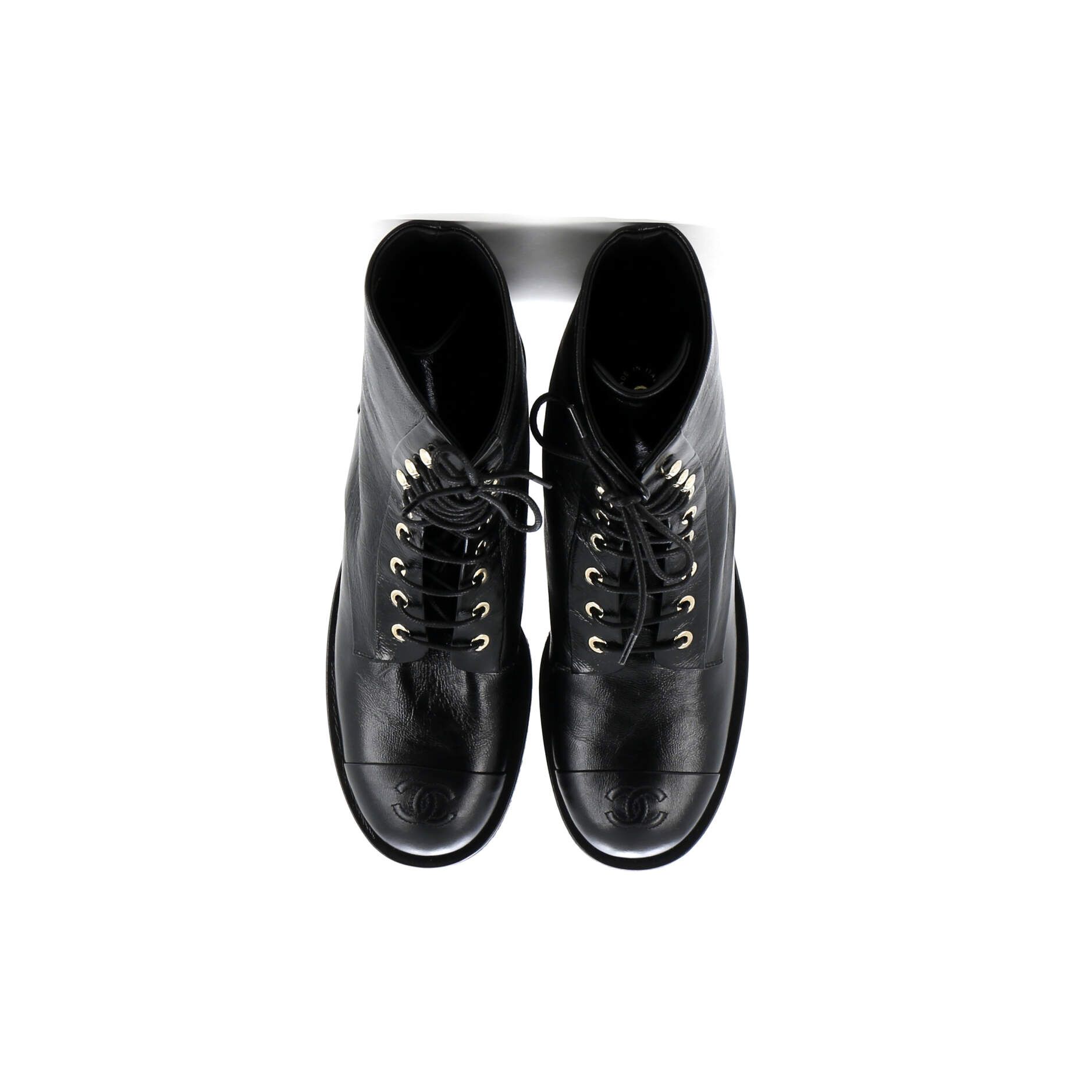Women's Cap Toe CC Combat Boots Leather
