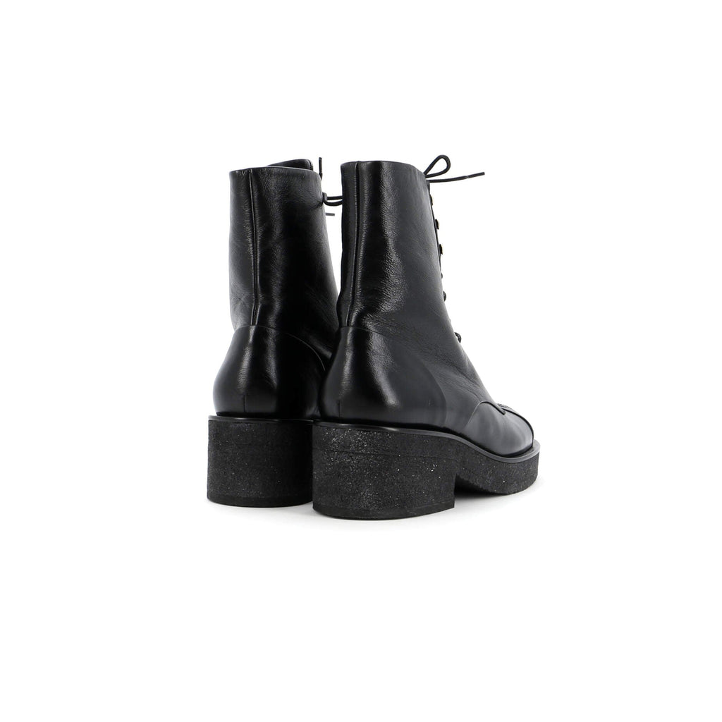 Women's Cap Toe CC Combat Boots Leather