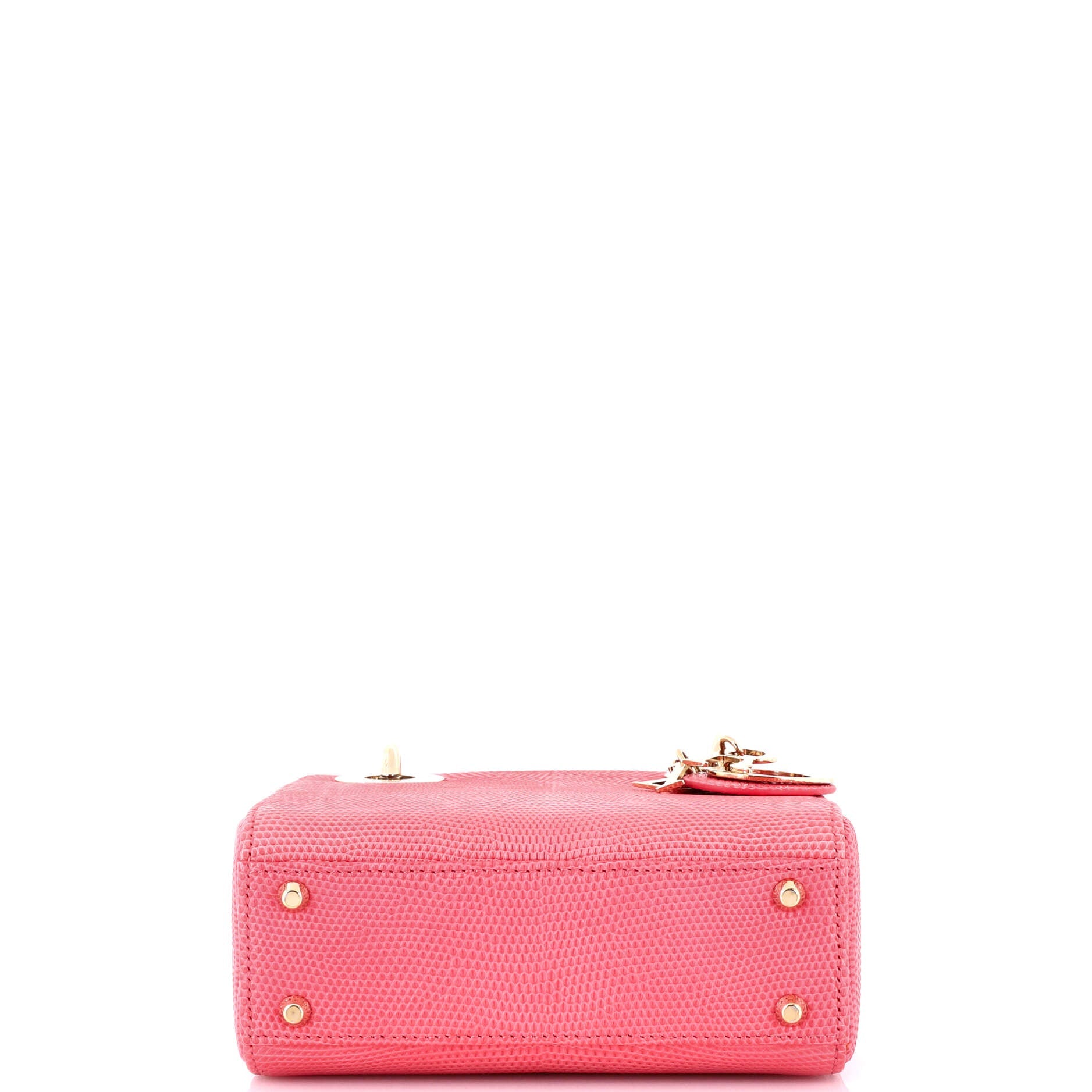 Lady Dior Chain Bag Lizard Mini
