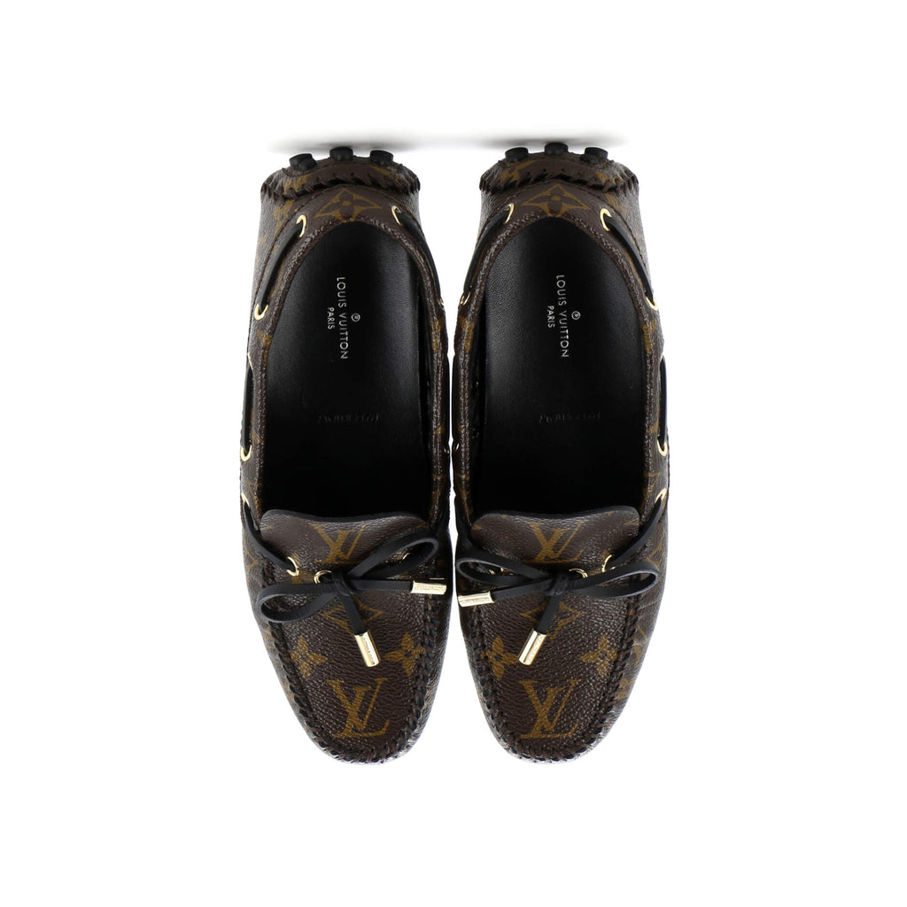 Women's Gloria Flat Loafers Monogram Canvas