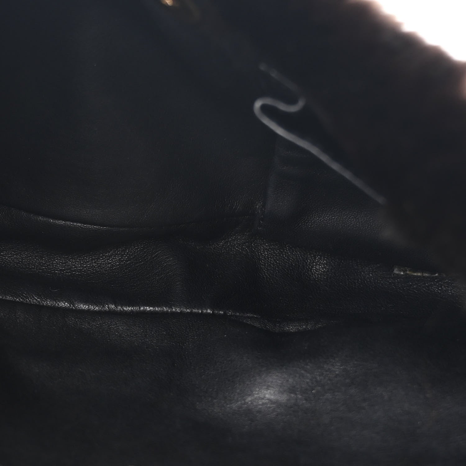Rabbit Fur Flap Brown