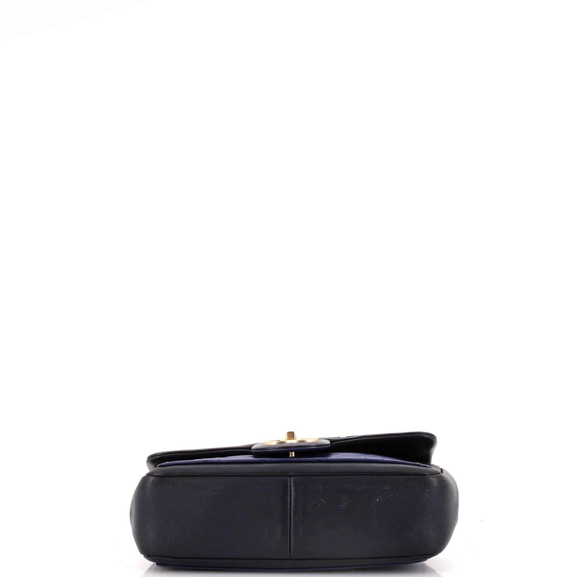 Graphic Flap Bag Quilted Calfskin Small