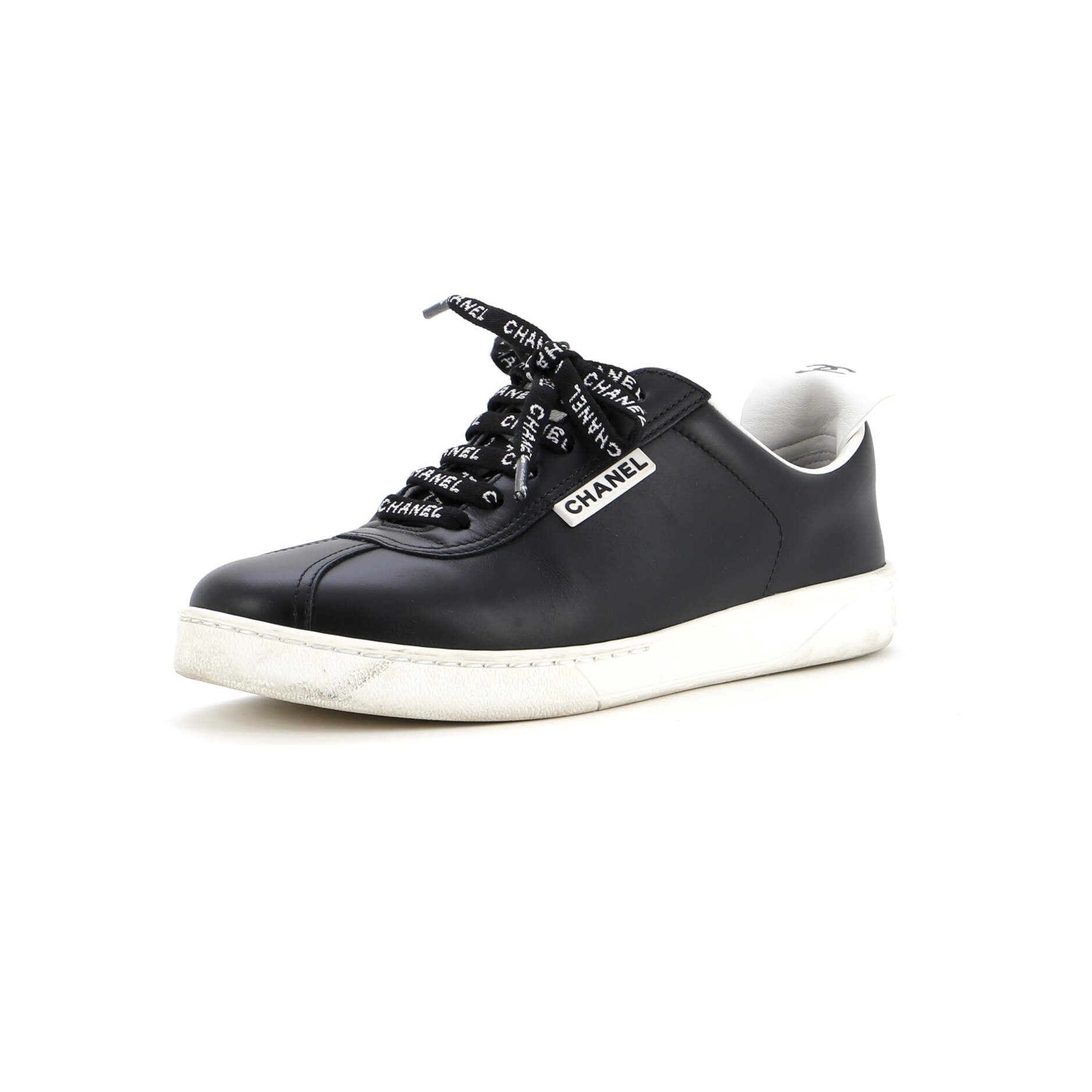 Women's Logo Laces CC Low-Top Sneakers Leather