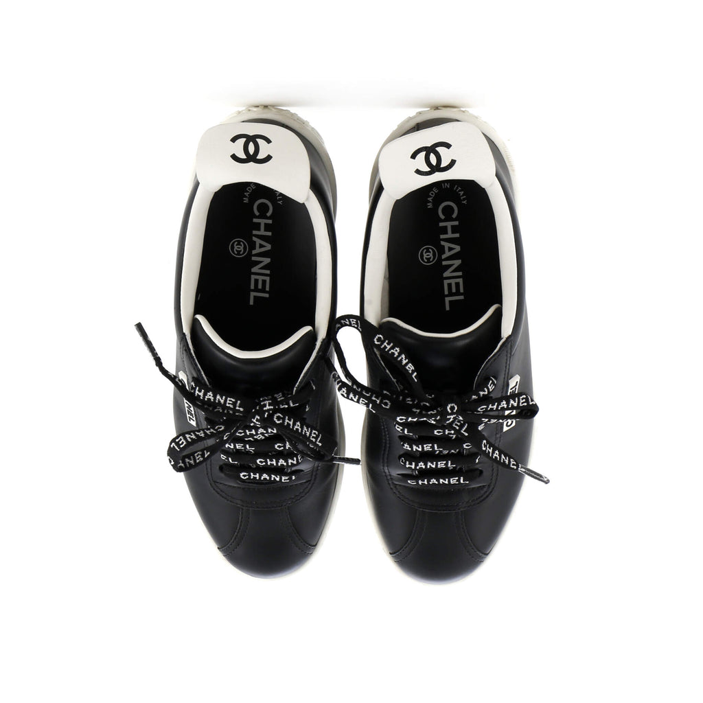 Women's Logo Laces CC Low-Top Sneakers Leather