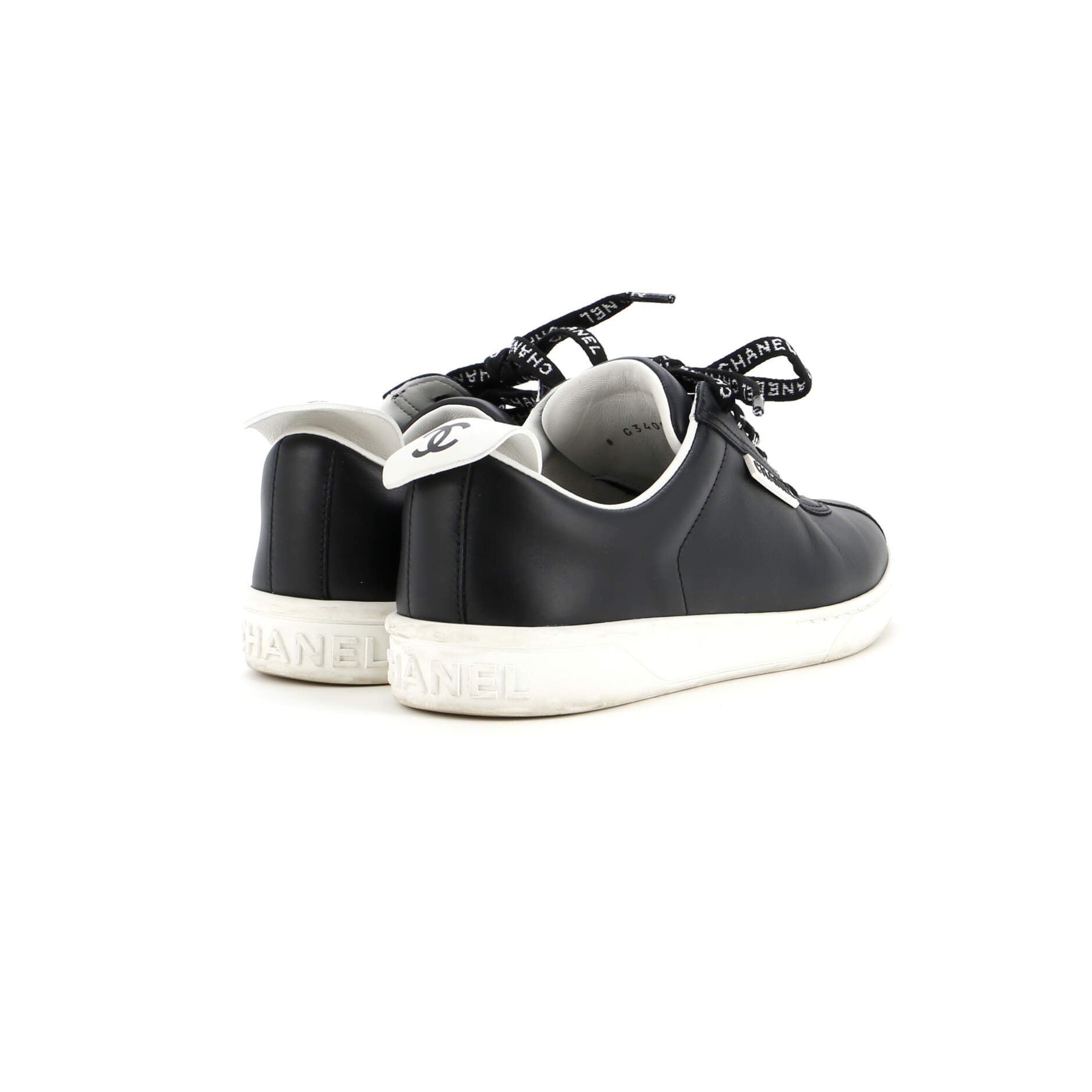 Women's Logo Laces CC Low-Top Sneakers Leather
