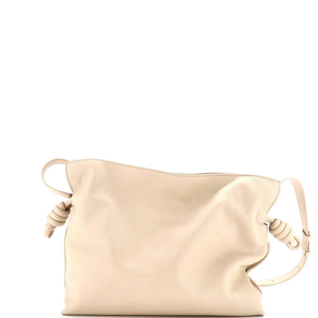 Flamenco Knot Clutch Leather Medium