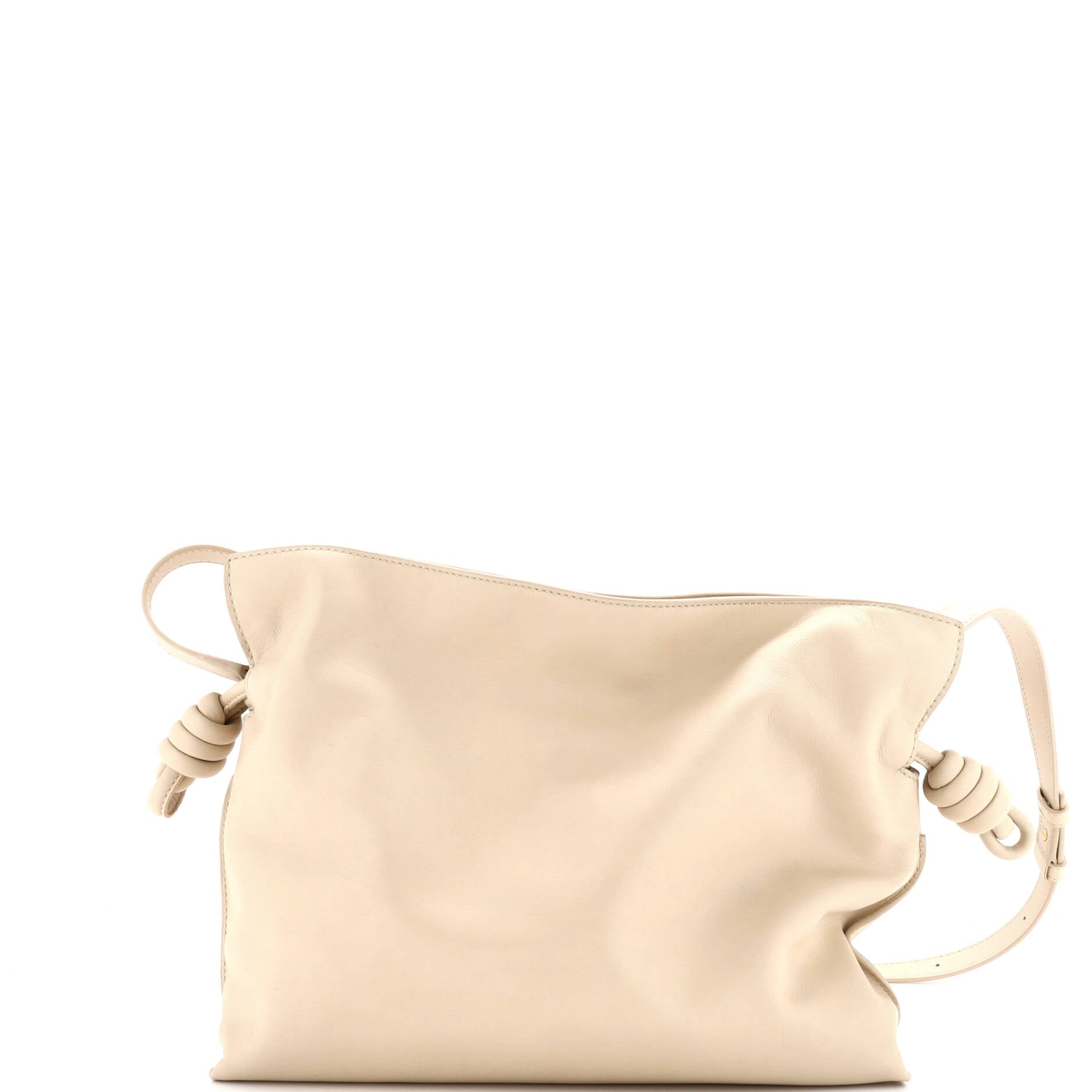 Flamenco Knot Clutch Leather Medium