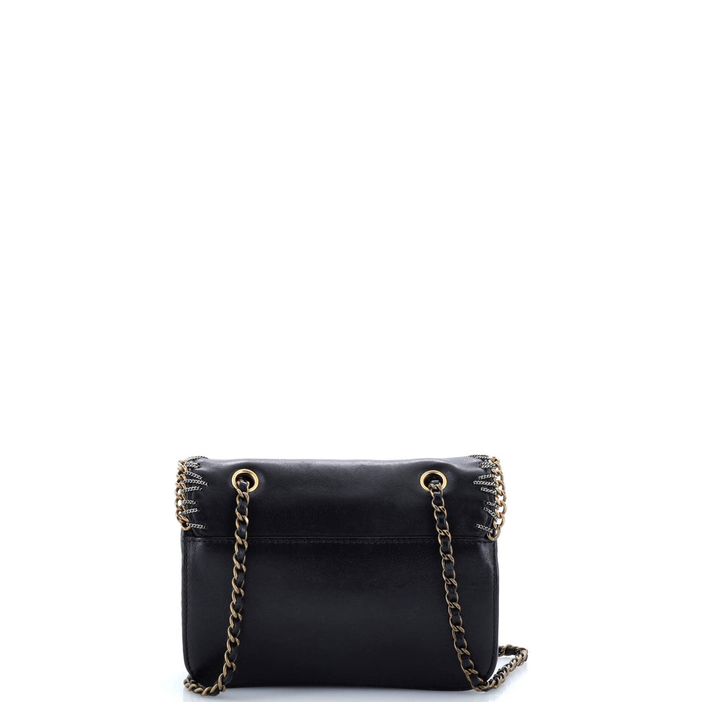 Paris-Byzance CC Flap Bag Embroidered Leather Mini