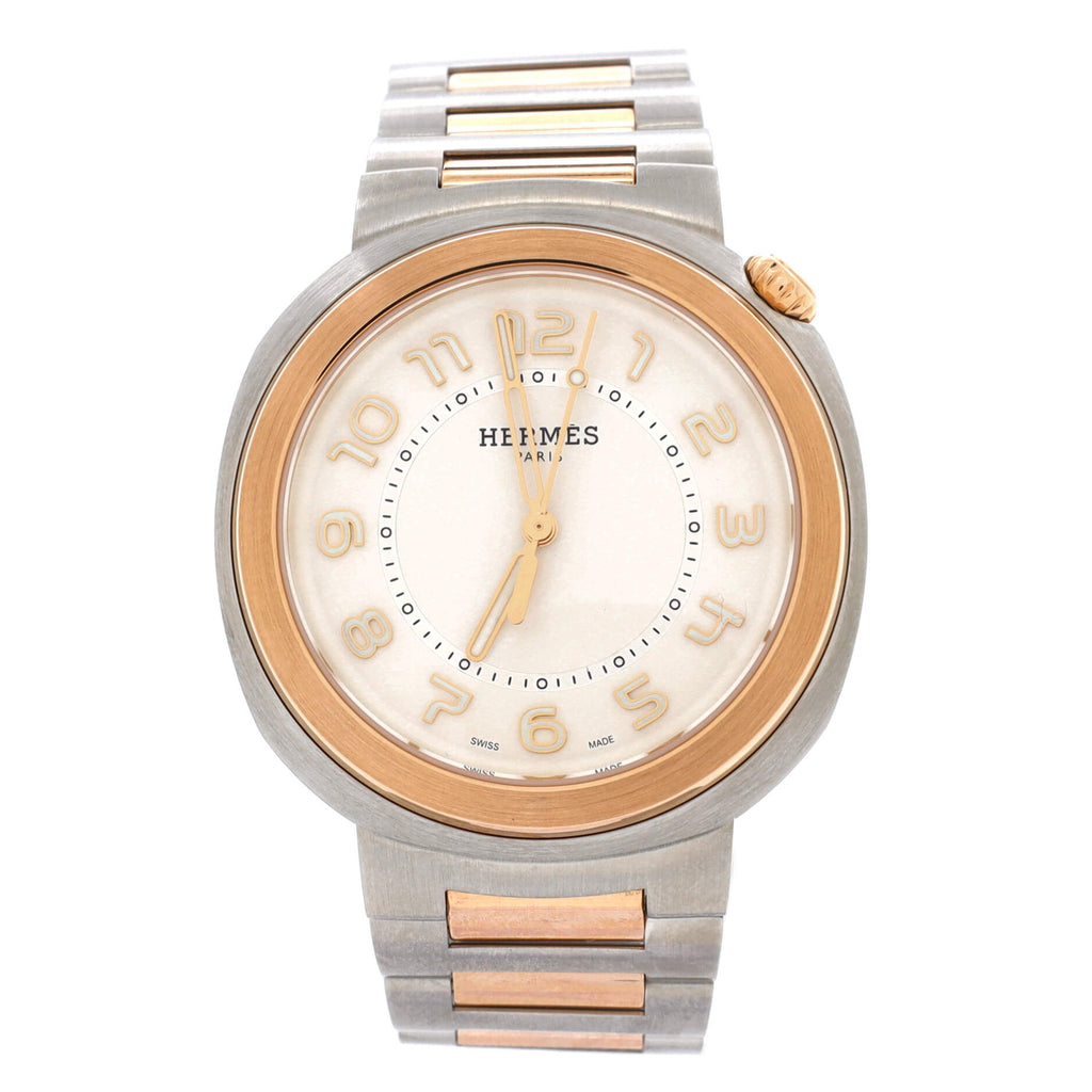 Cut Automatic Watch Stainless Steel and Rose Gold 36