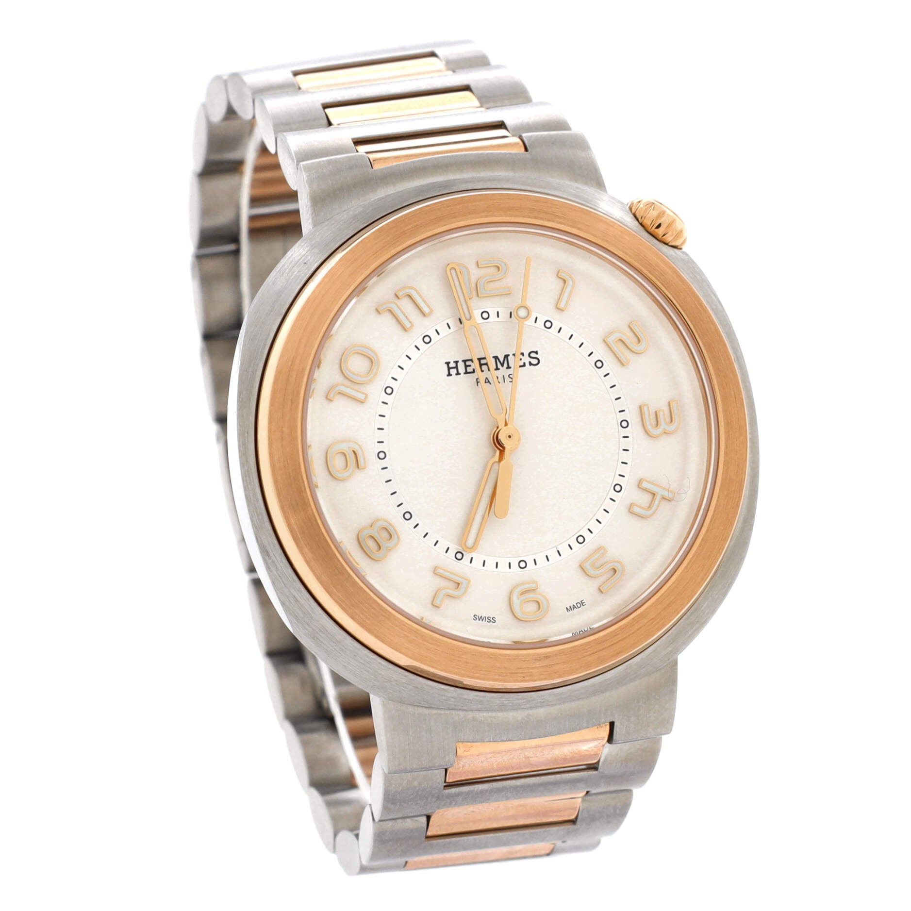 Cut Automatic Watch Stainless Steel and Rose Gold 36