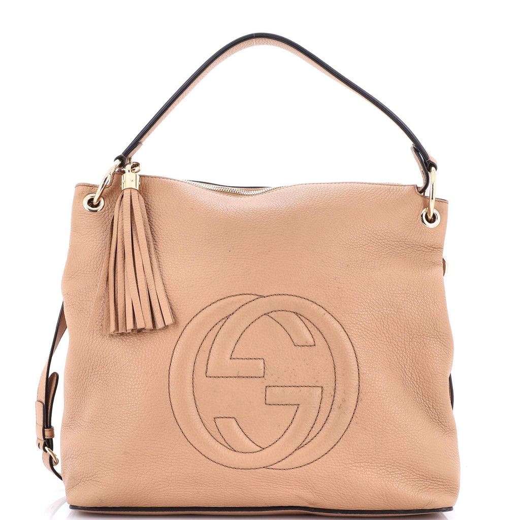 Soho Convertible Hobo Leather Large