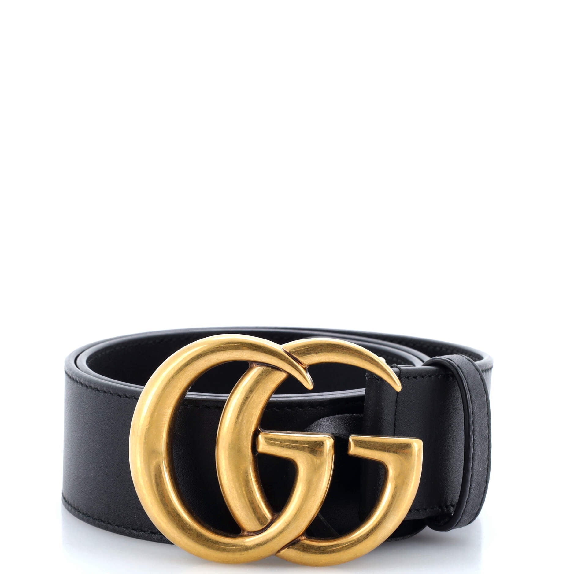 GG Marmont Belt Leather Wide 80