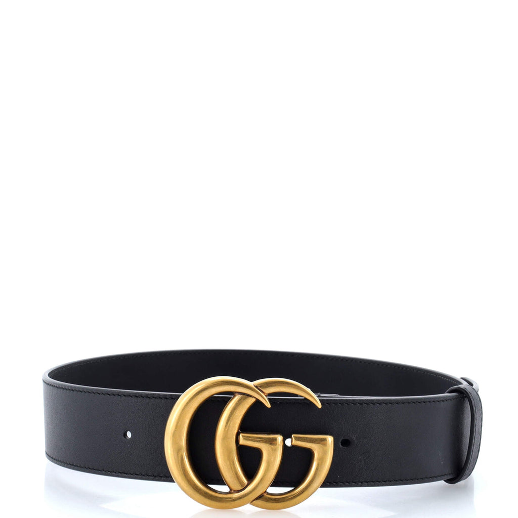 GG Marmont Belt Leather Wide 80