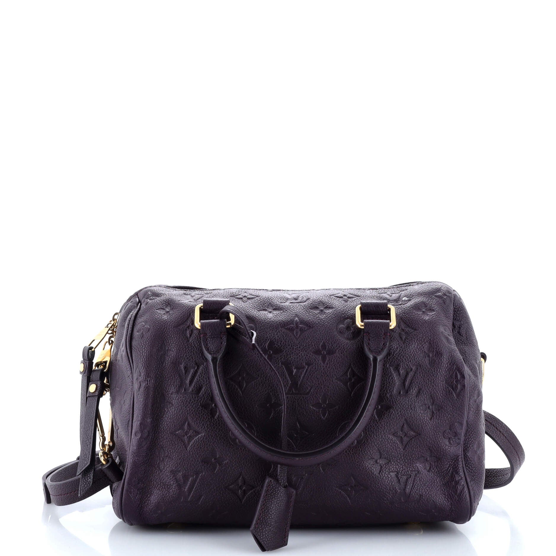 Speedy Bandouliere Bag Monogram Empreinte Leather 25