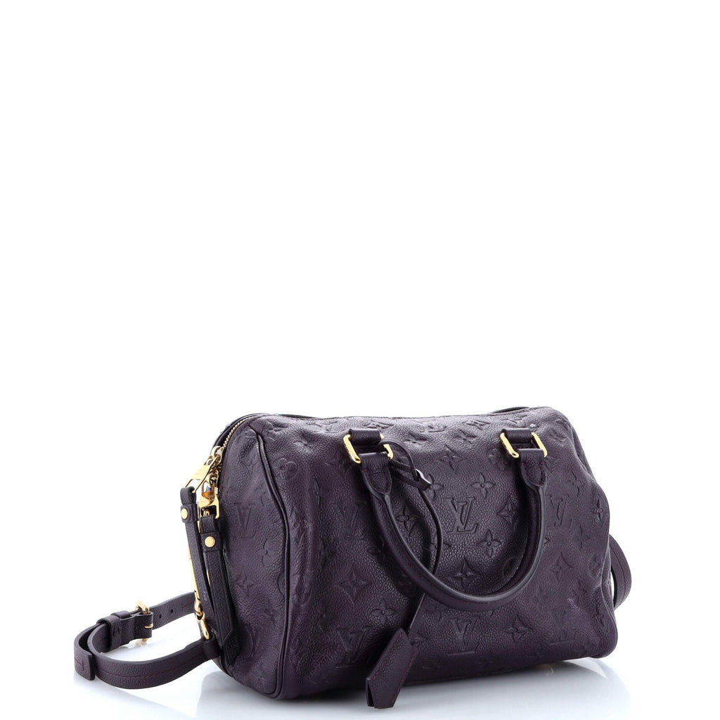 Speedy Bandouliere Bag Monogram Empreinte Leather 25