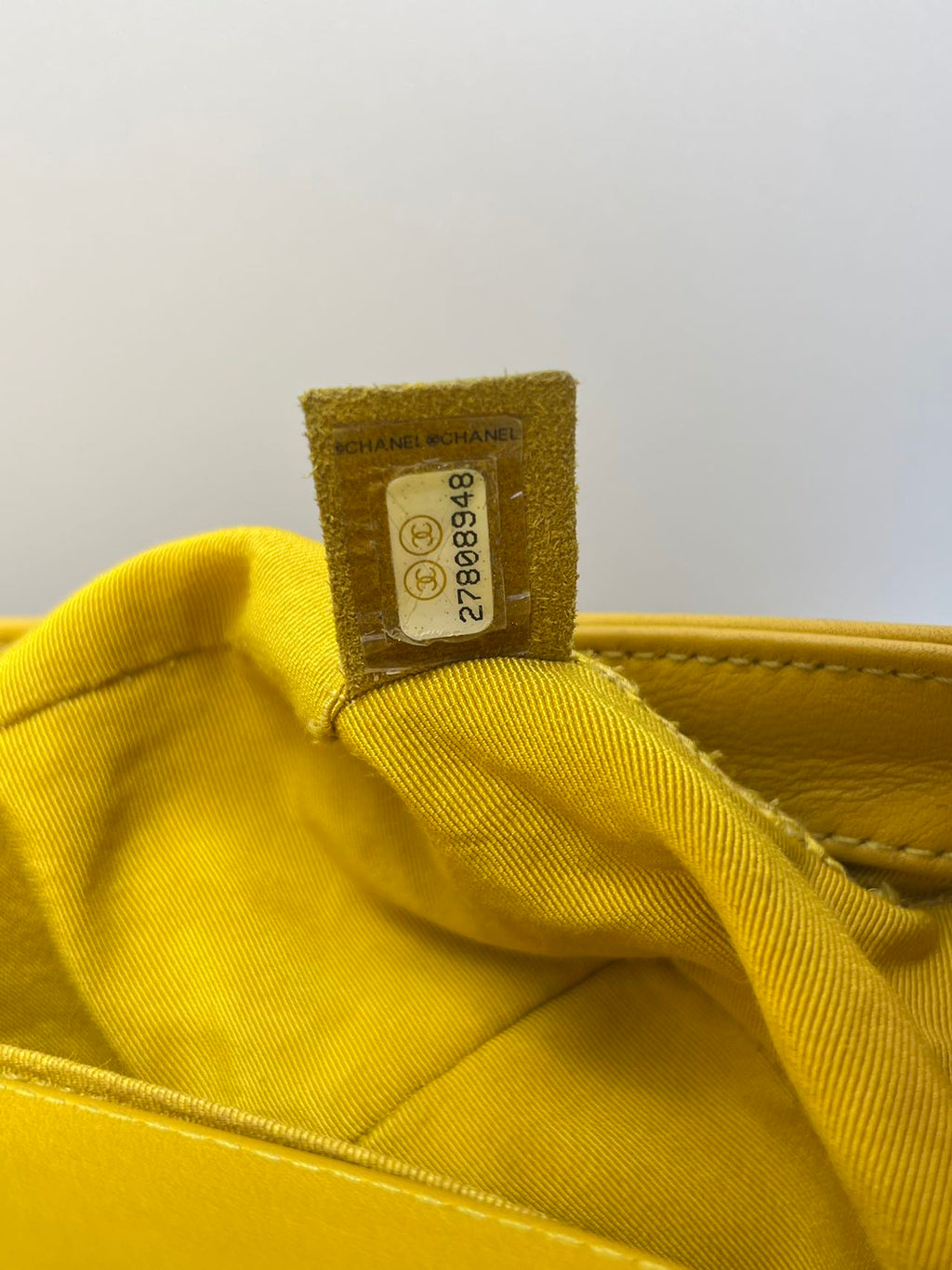 Chanel Le boy Medium in Lemon Yellow Bag with Gold Hardware
