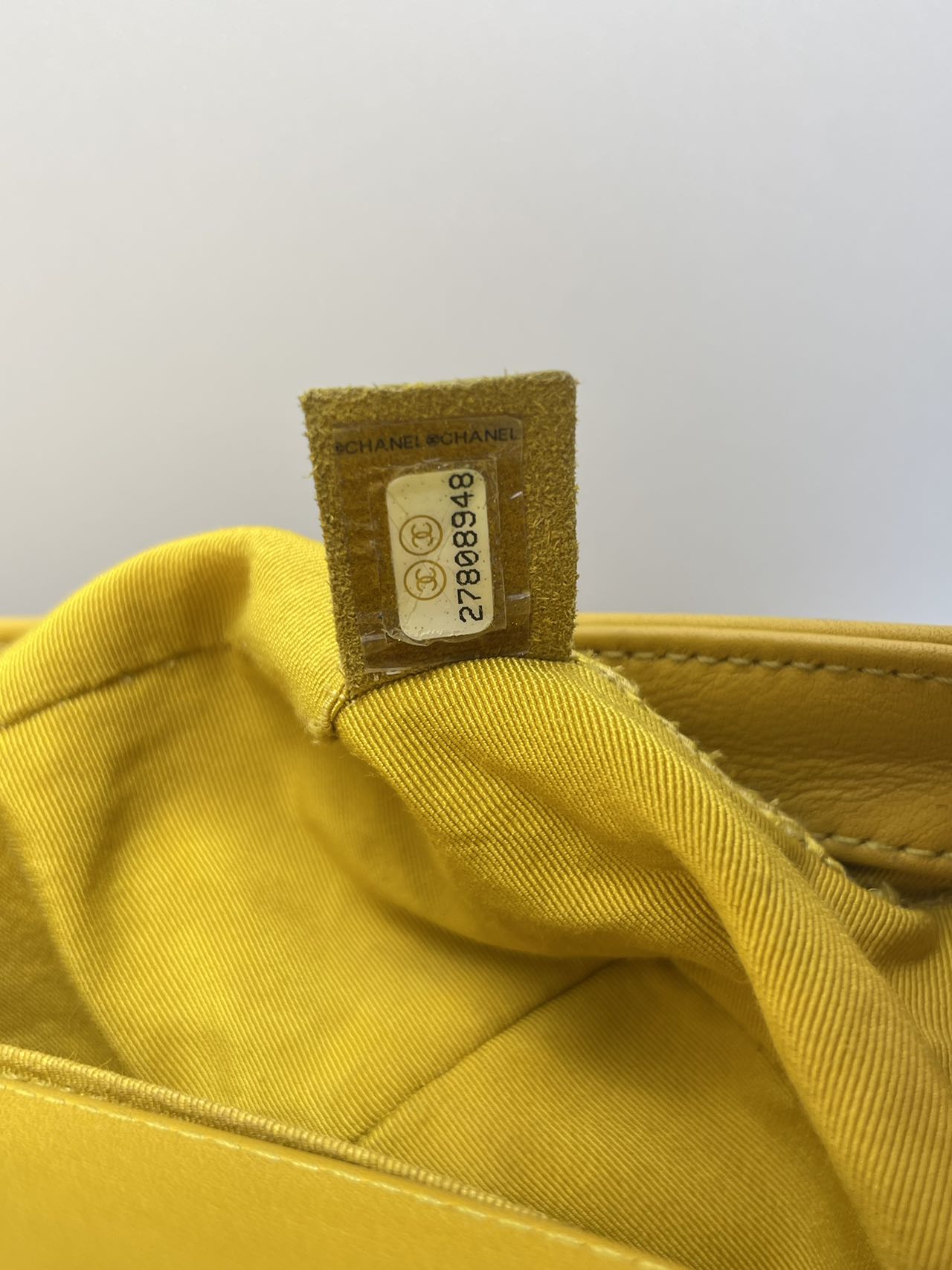 Chanel Le boy Medium in Lemon Yellow Bag with Gold Hardware