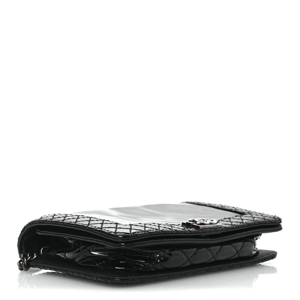 Patent Small Boy Reverso Flap Black