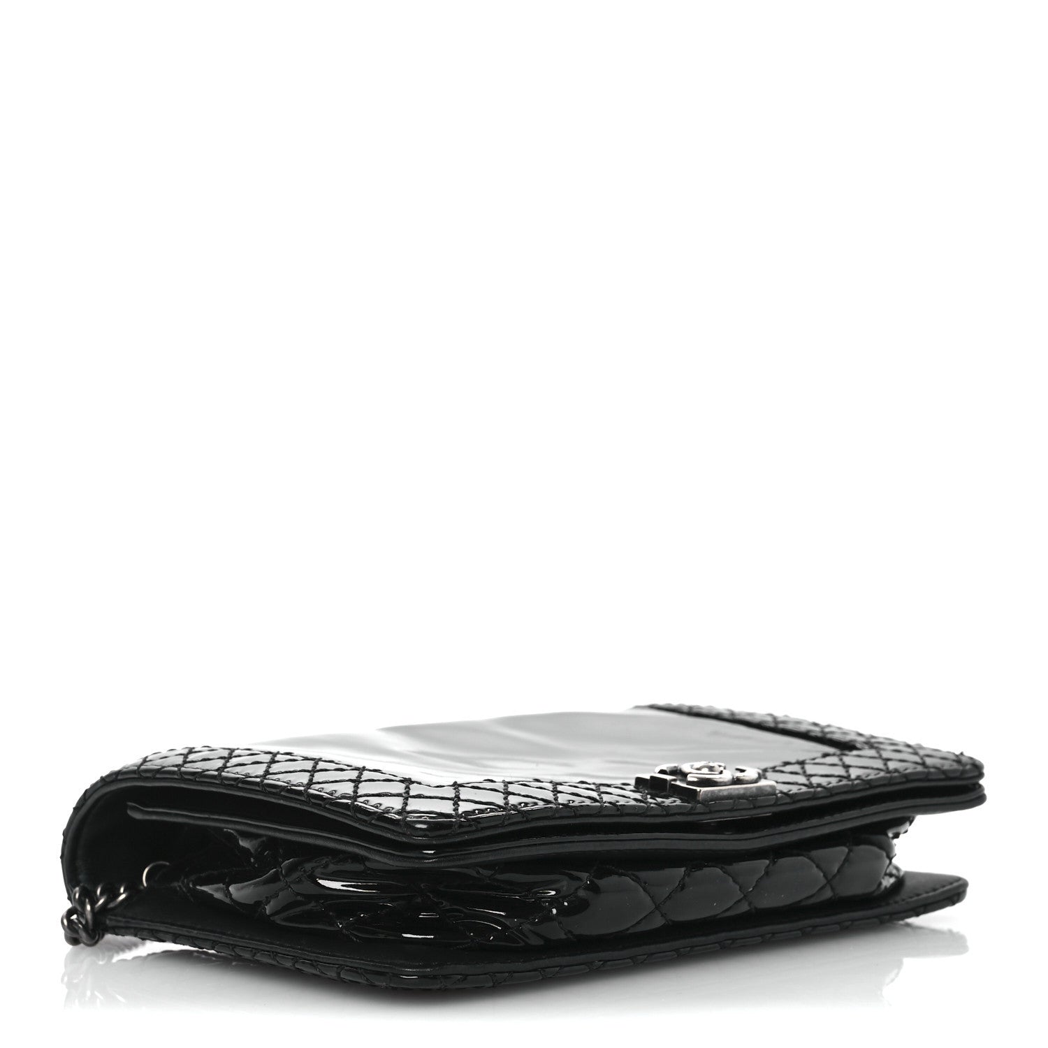 Patent Small Boy Reverso Flap Black