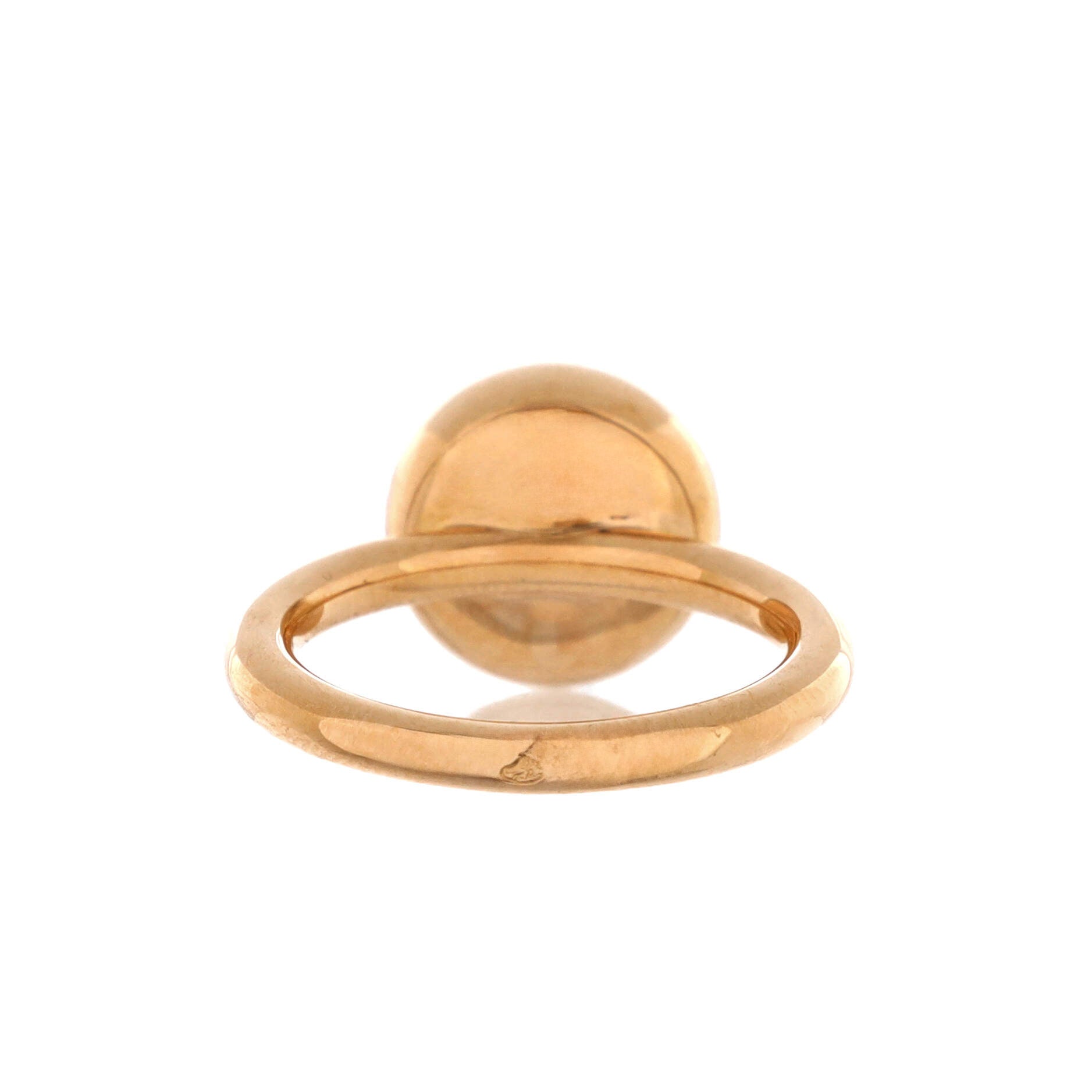 B Blossom Ring 18K Rose Gold and 18K White Gold with Diamonds