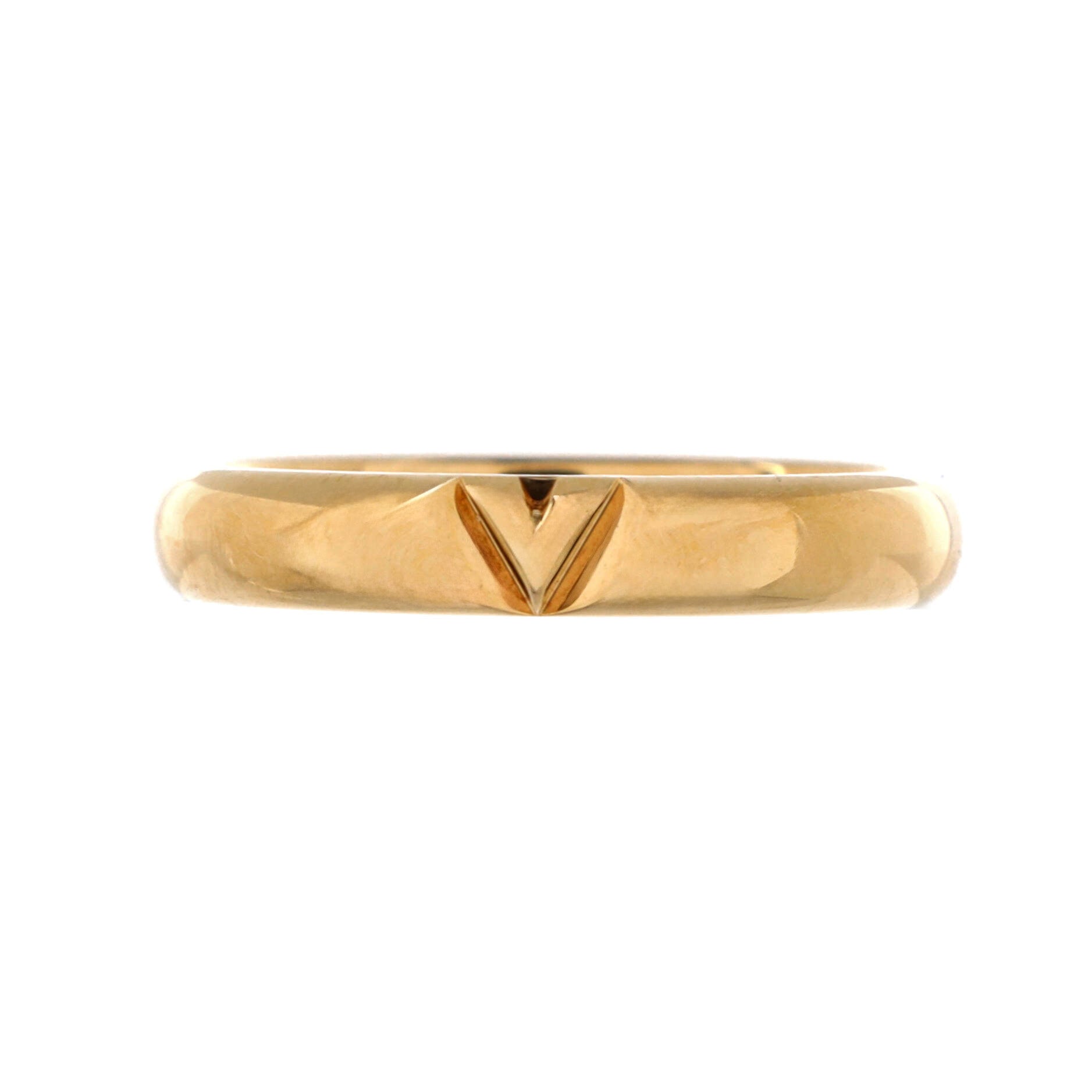 LV Volt Multi Wedding Band Ring 18K Yellow Gold