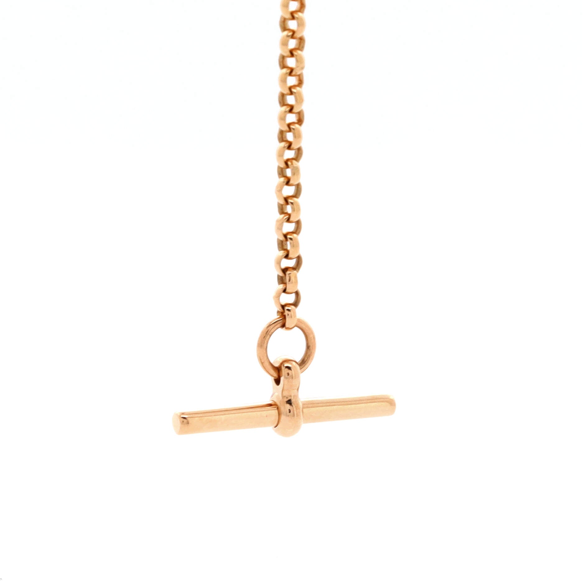 Ex-Libris Pendant Necklace 18K Rose Gold with Diamond Small