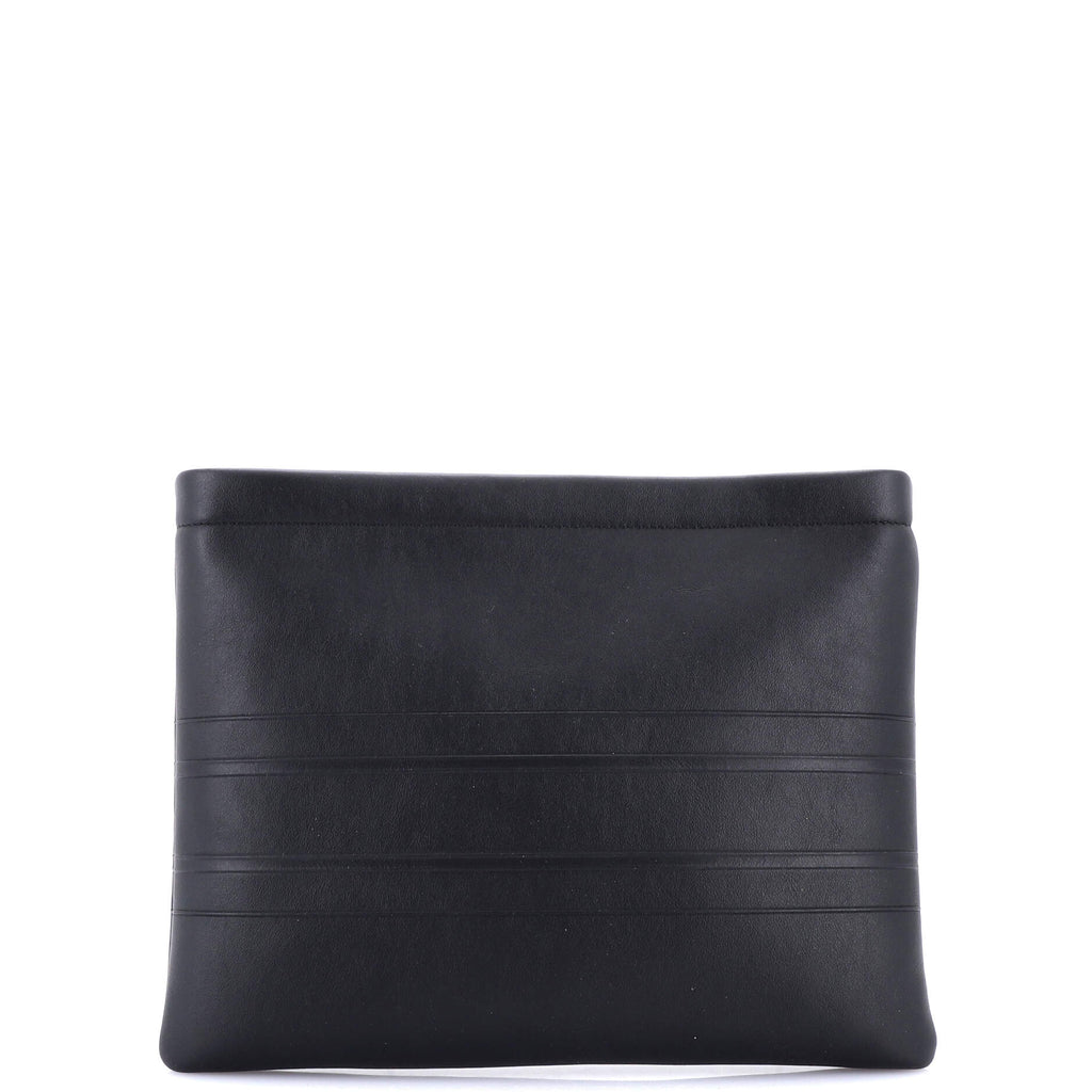 DiorDouble Zip Pouch Leather Medium