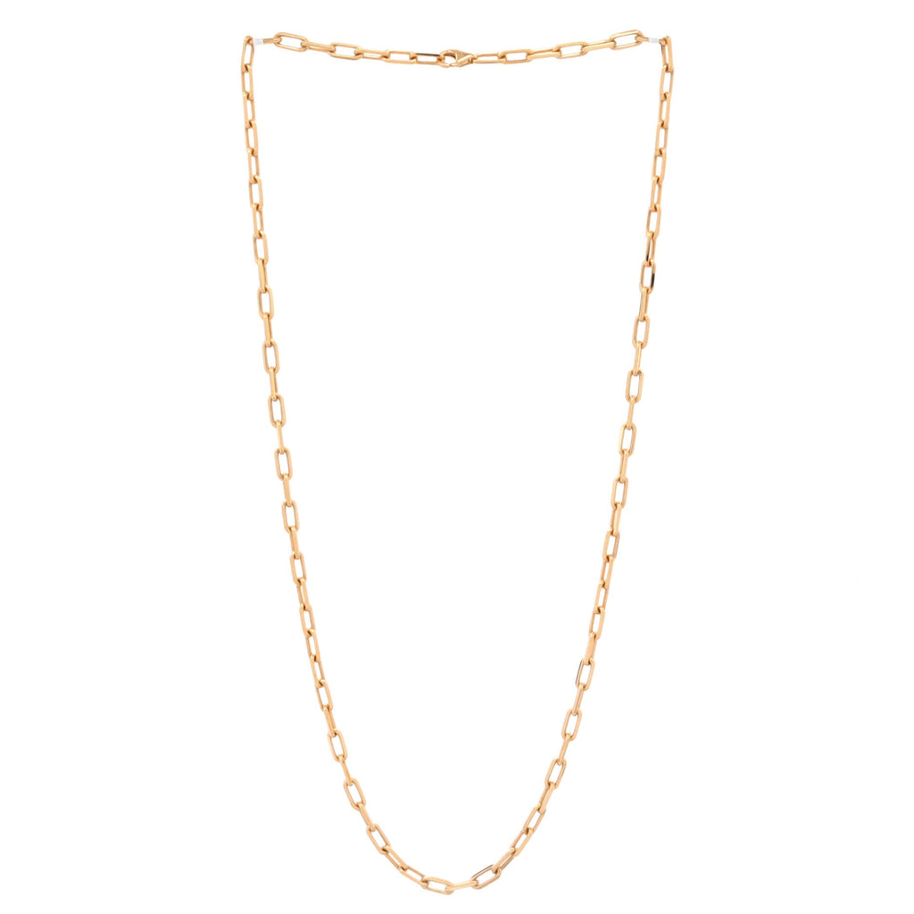 Santos de Cartier Chain Necklace 18K Yellow Gold