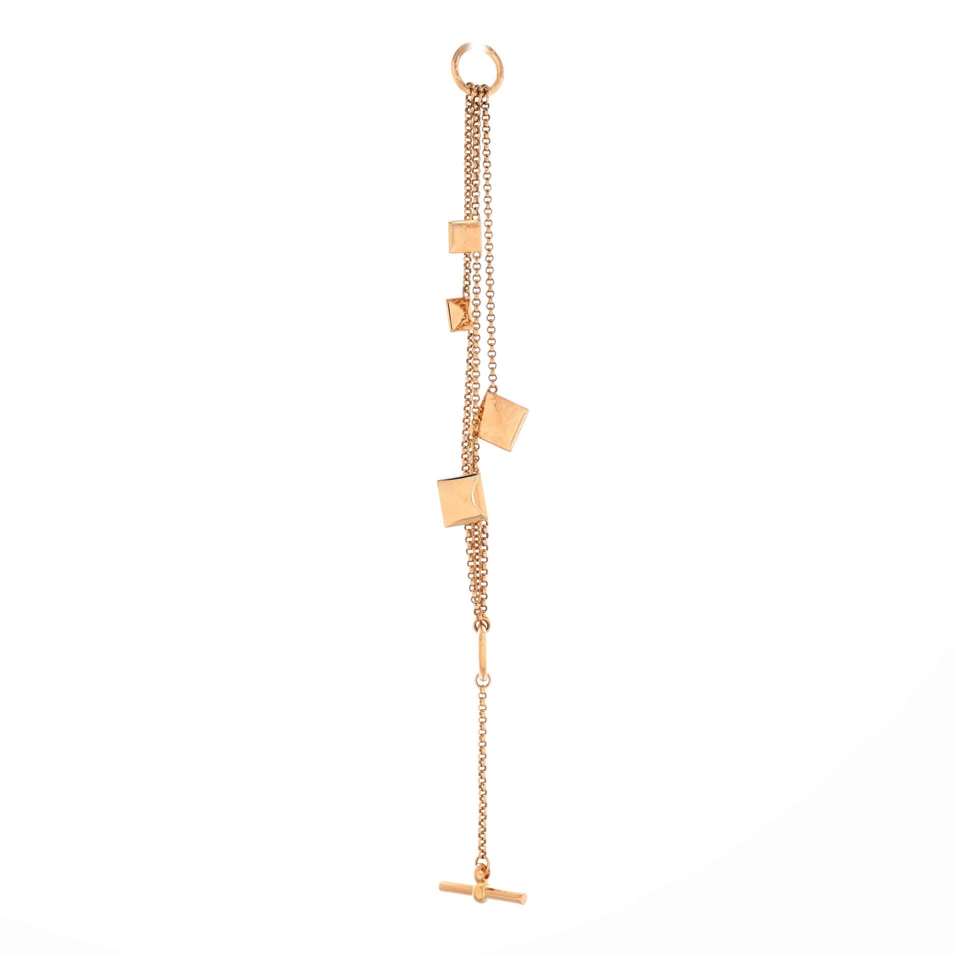 HermÃ¨s Clou d'H Multi Chain Bracelet 18K Rose Gold