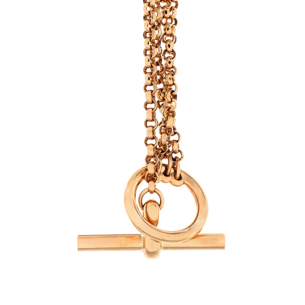 HermÃ¨s Clou d'H Multi Chain Bracelet 18K Rose Gold