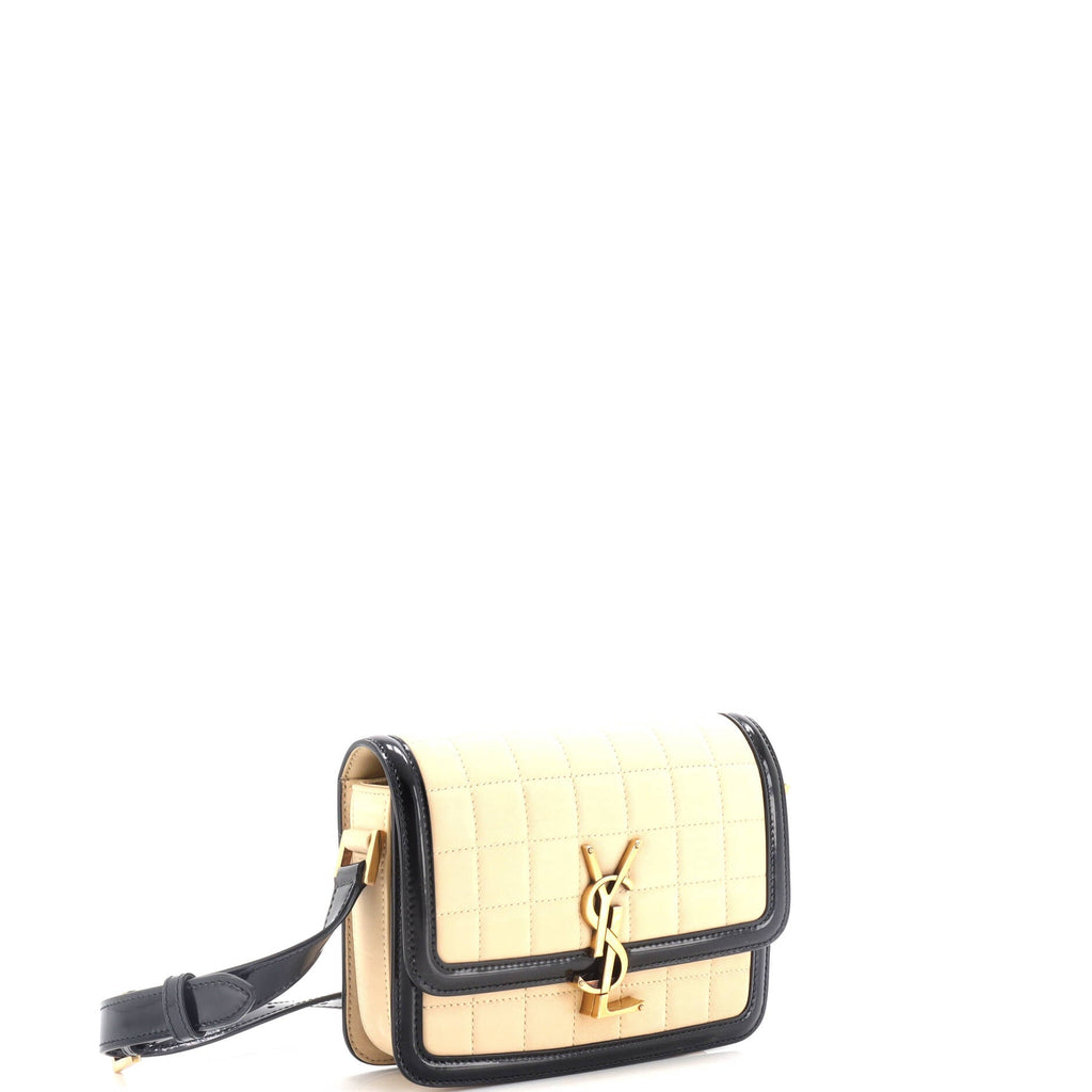 Solferino Bag Quilted Suede Small