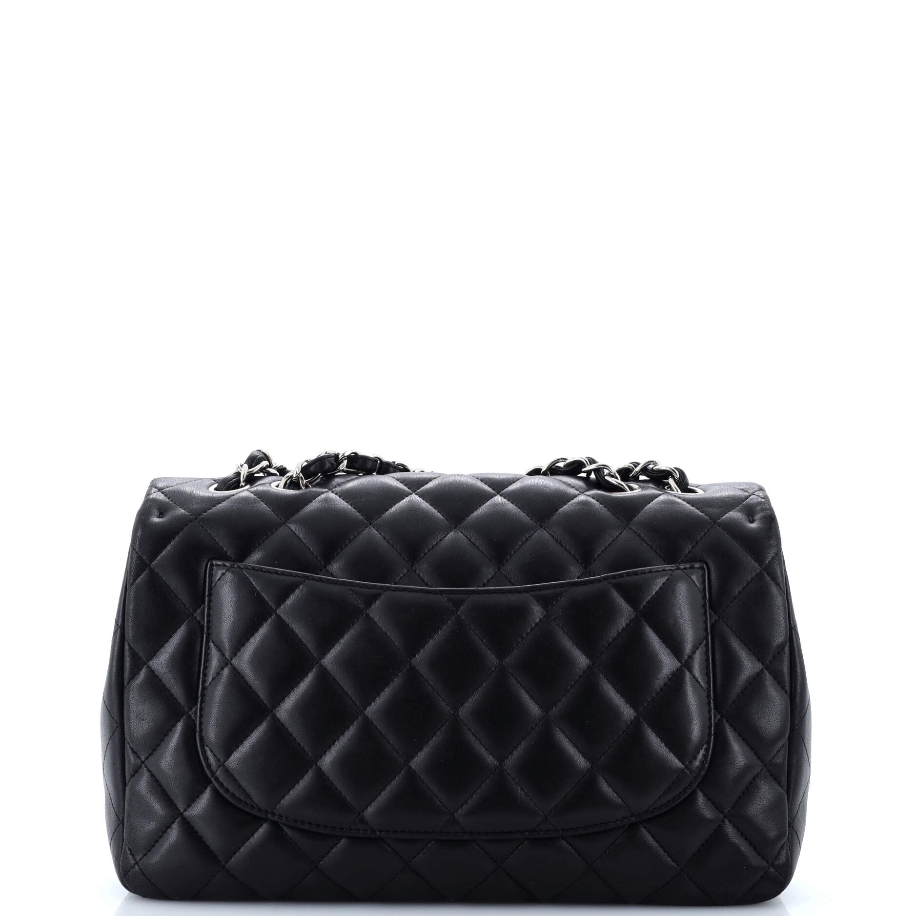 Classic Single Flap Bag Quilted Lambskin Jumbo