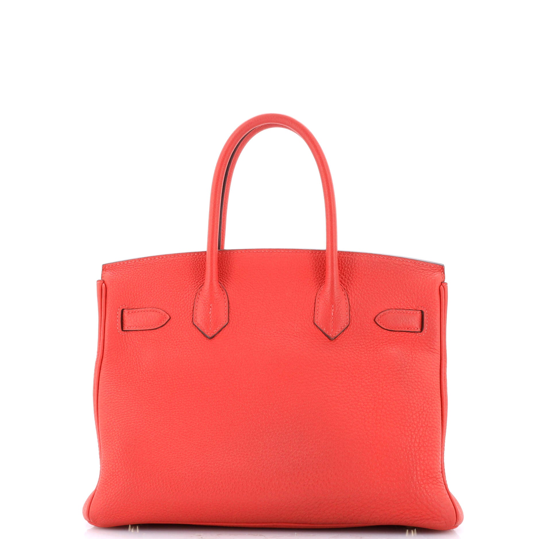 Birkin Handbag Rouge Pivoine Togo with Gold Hardware 30