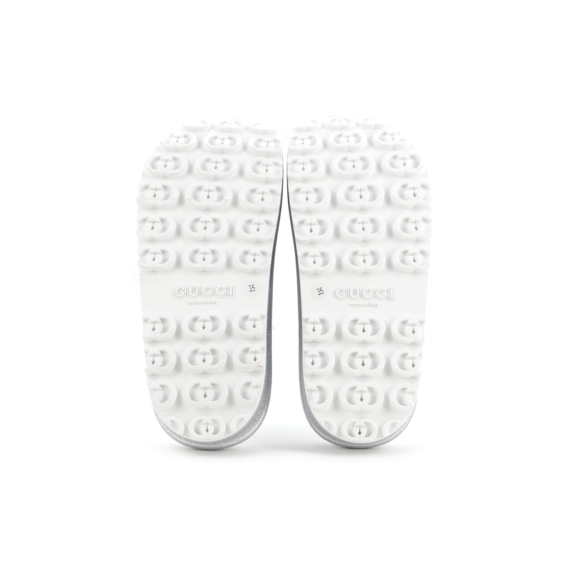 Interlocking G Platform Slide Sandals Rubber