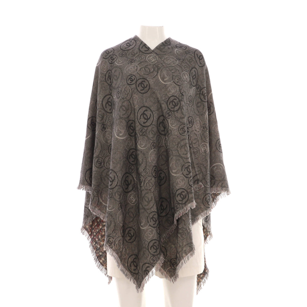 Women's All Over CC Reversible Shawl Cashemere
