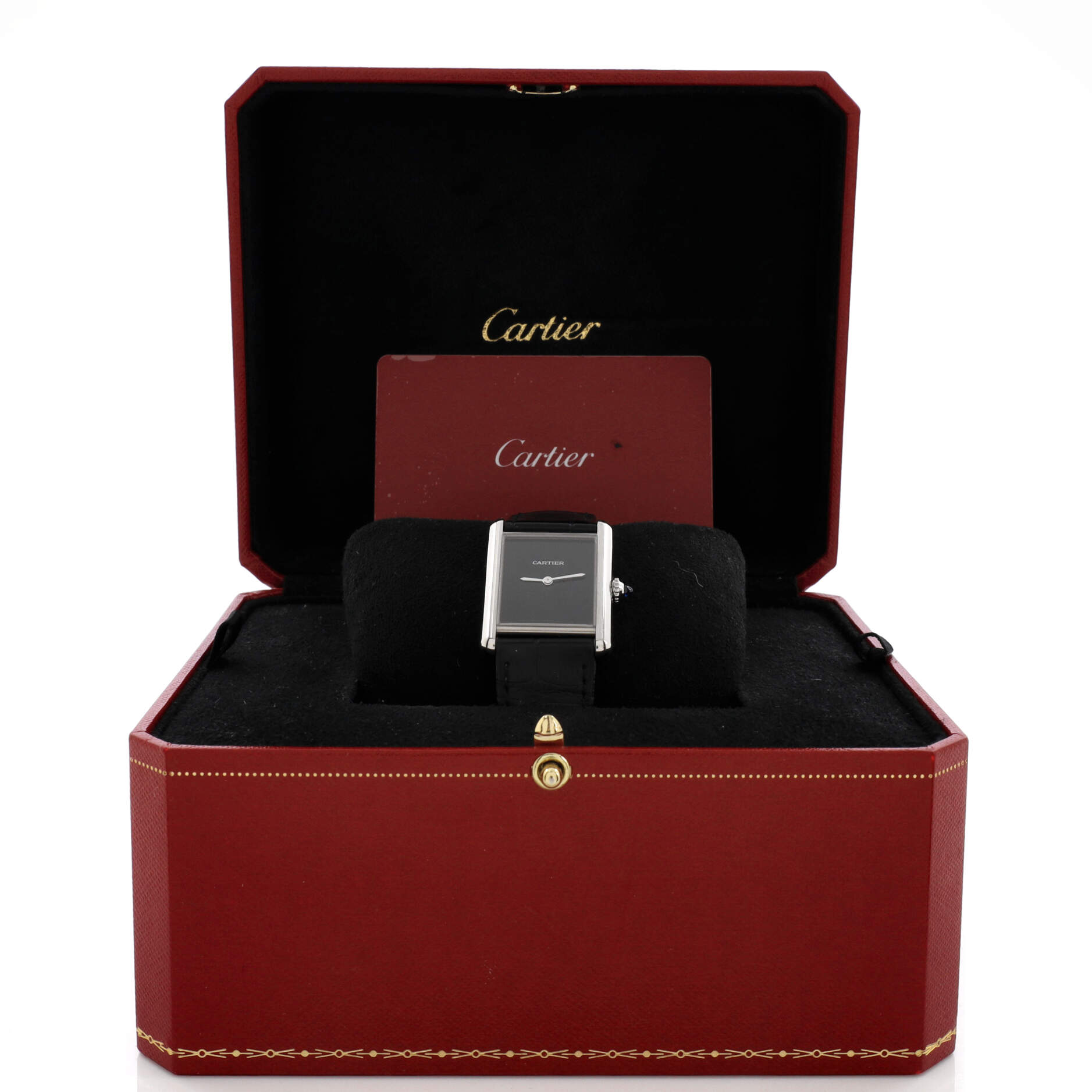 Tank Must Quartz Watch Stainless Steel and Alligator 25