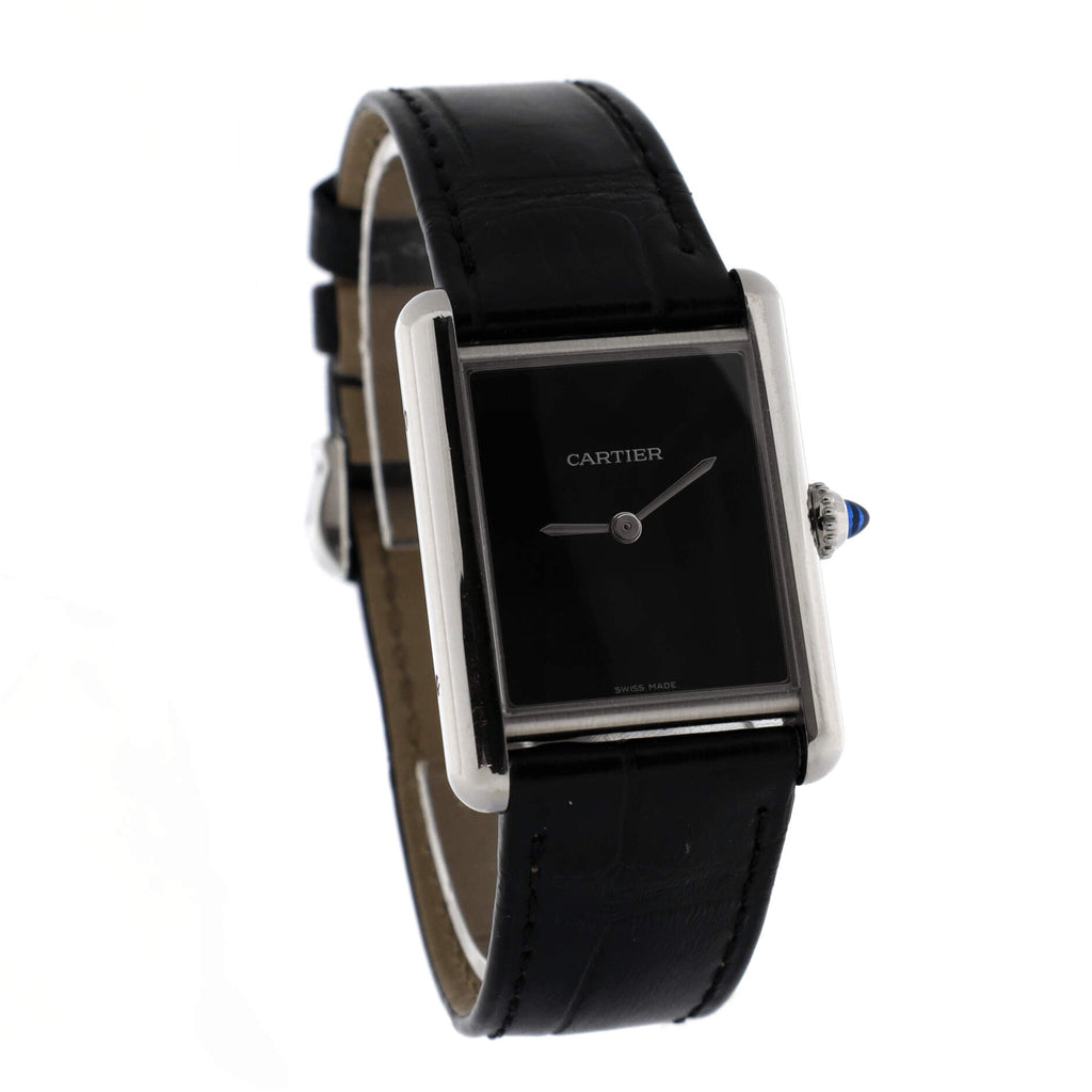 Tank Must Quartz Watch Stainless Steel and Alligator 25