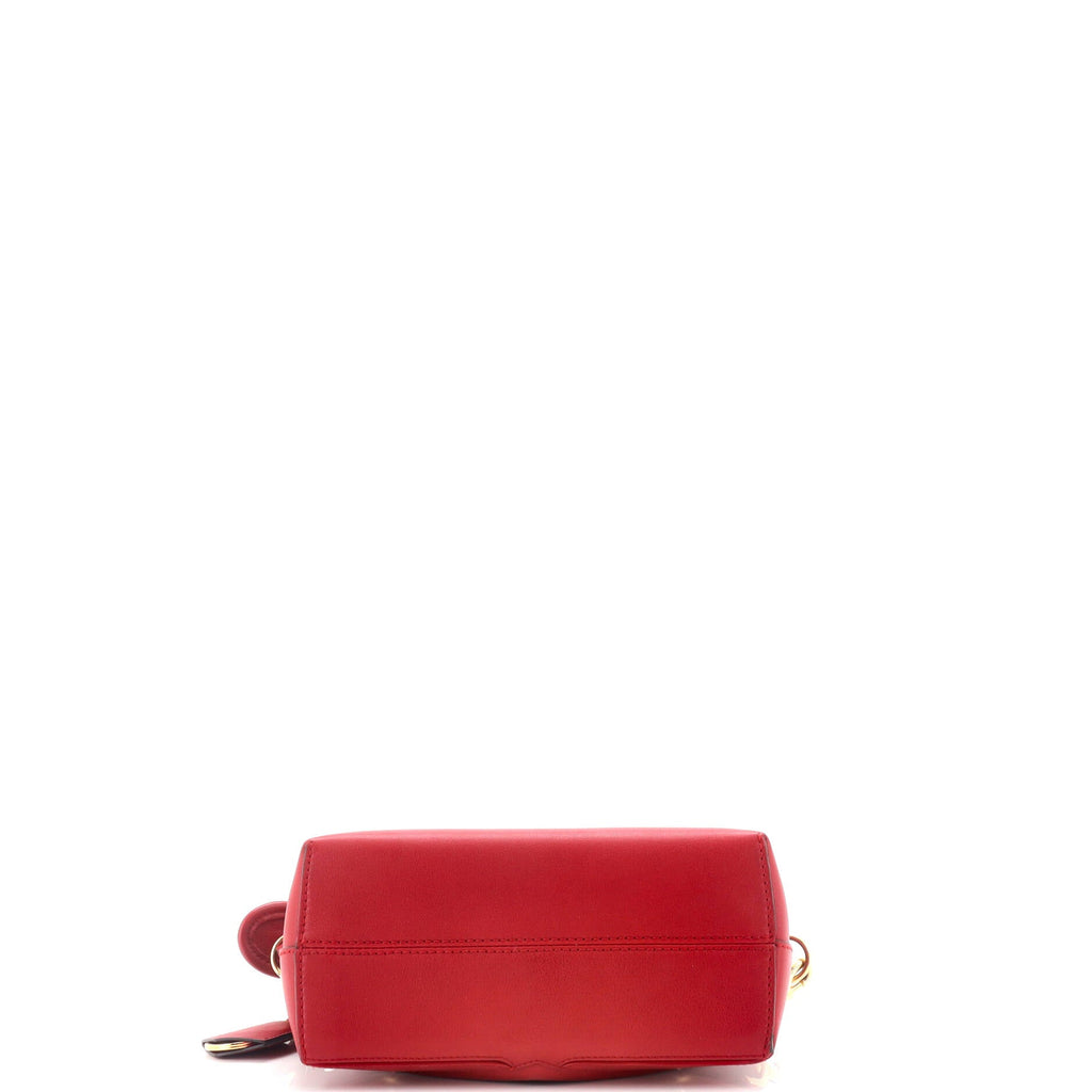 Monster By The Way Satchel Leather Mini