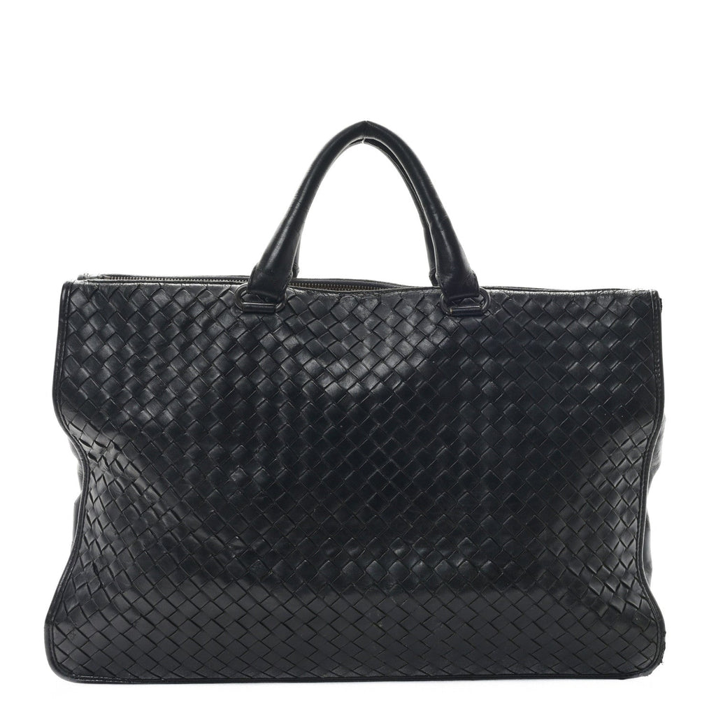 Nappa Intrecciato Tote Black