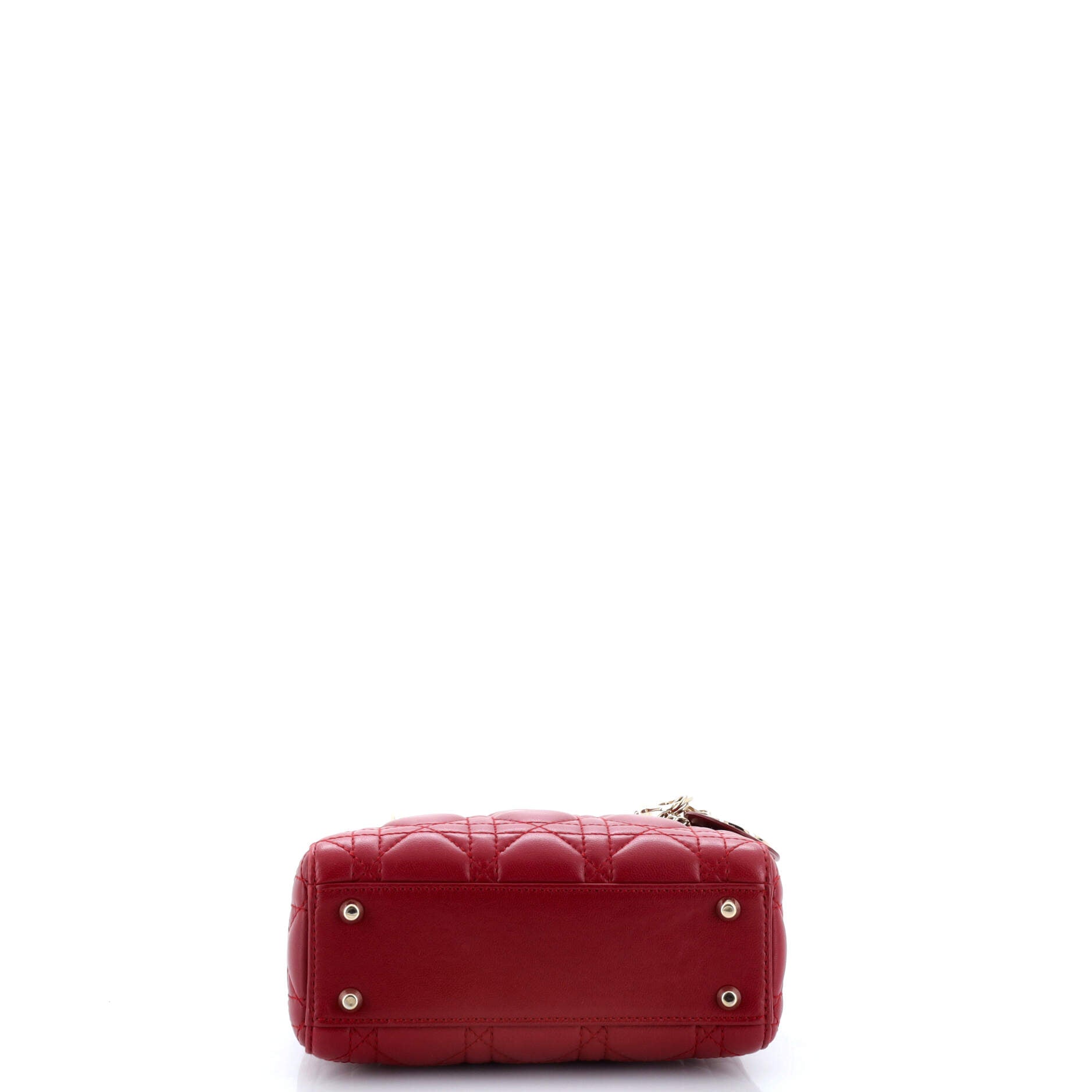 Lady Dior Chain Bag Cannage Quilt Lambskin Mini