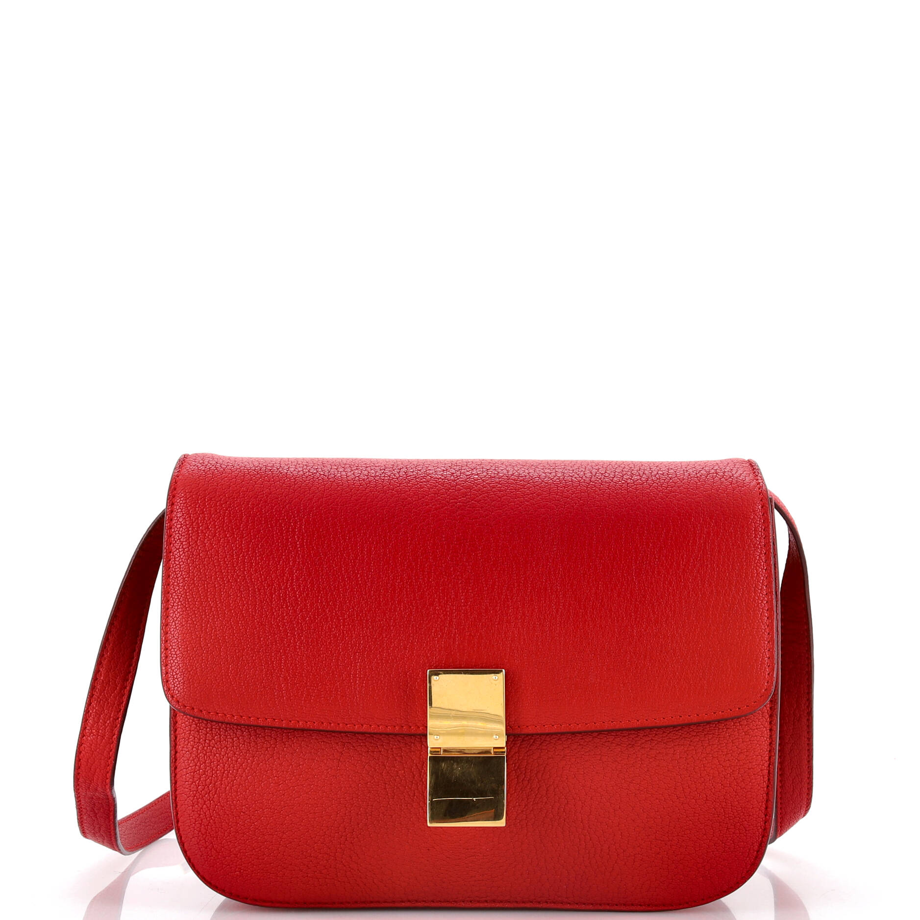 Classic Box Bag Grainy Leather Medium